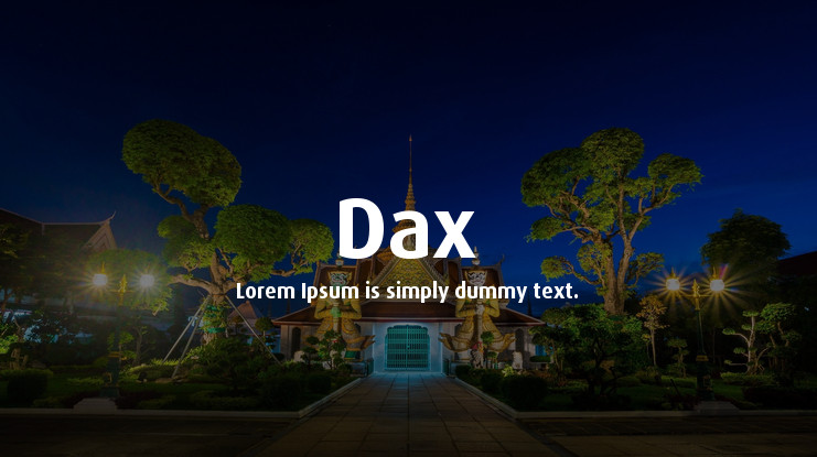 dax font download free mac